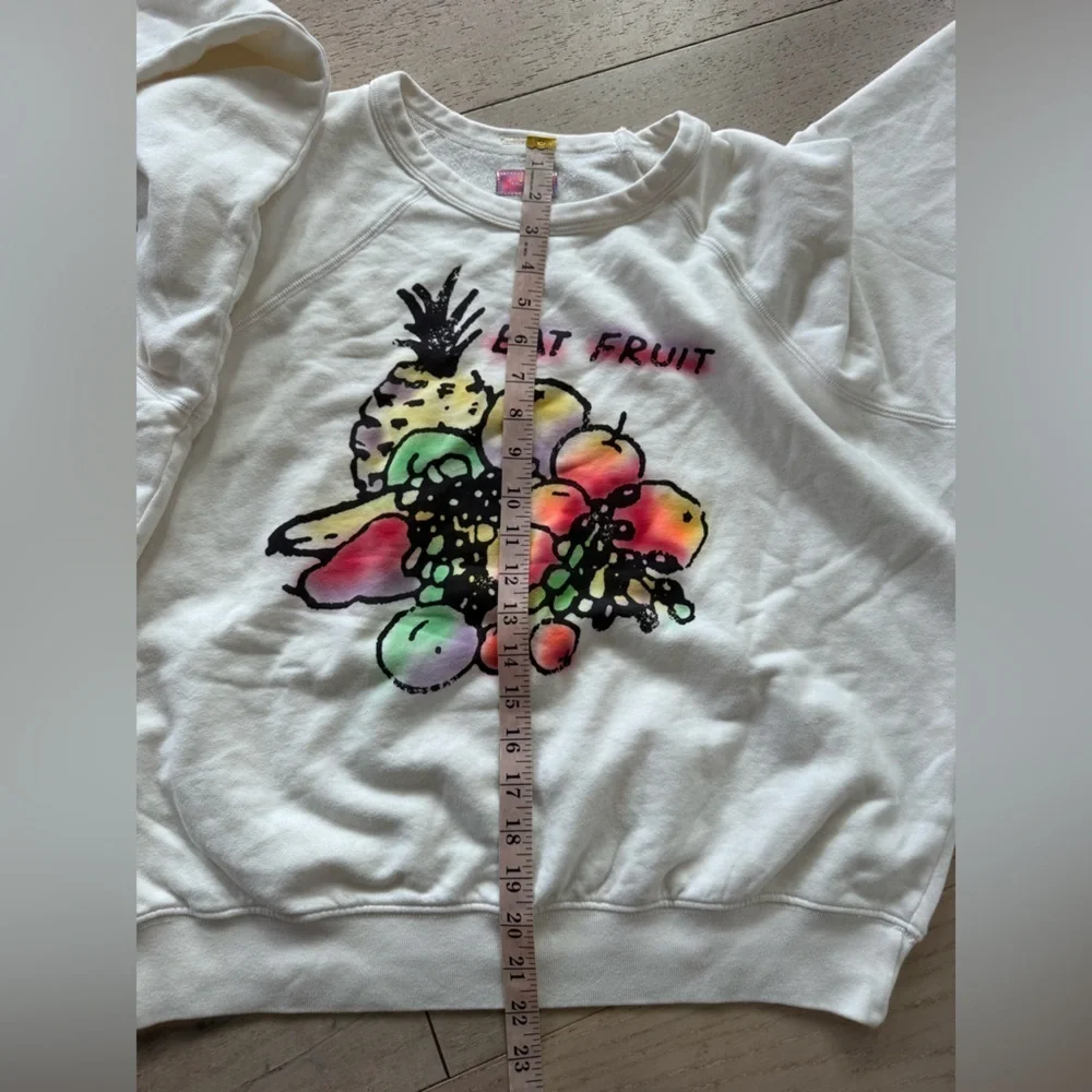 MOTHER White Cotton Sweatshirt | The Concert crew L
